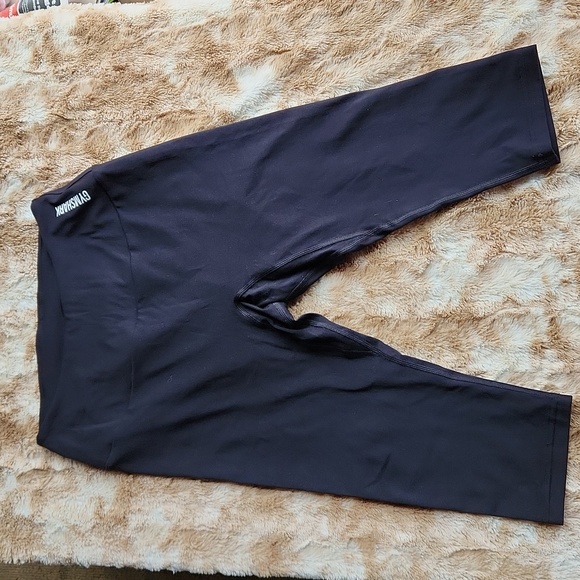 💫TRAINING CROPPED LEGGINGS BLACK | DAMEN GYMSHARK - Picture 6 of 11